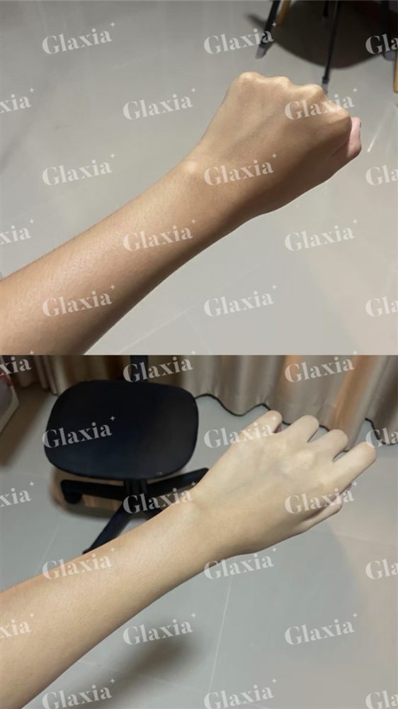 Glaxia before and after — customer result 1
